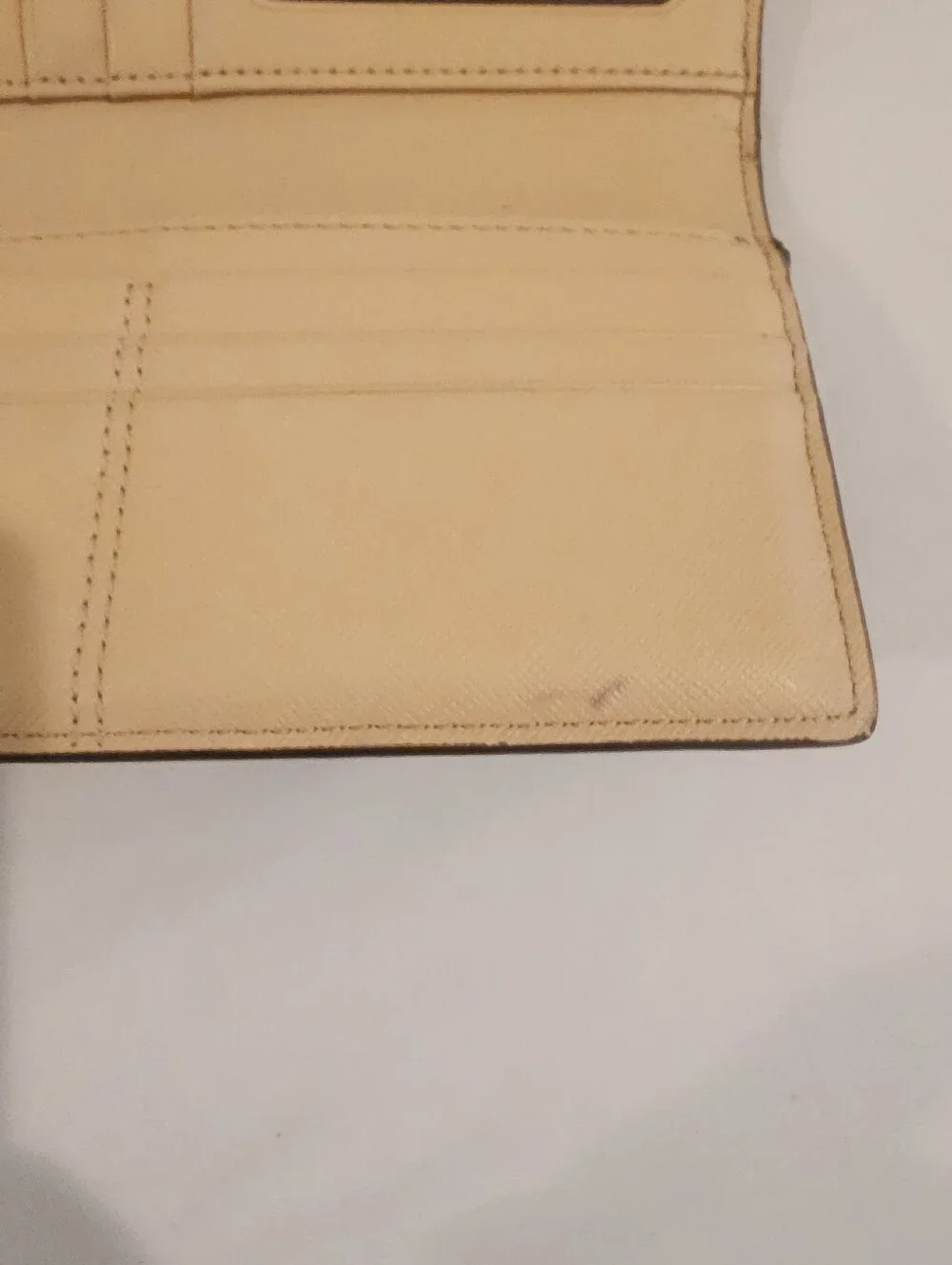 Coach Peyton Signature Brown Envelope Wallet with Removable Checkbook F51103